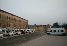 L'area per i camper di via Cardatori a Schio