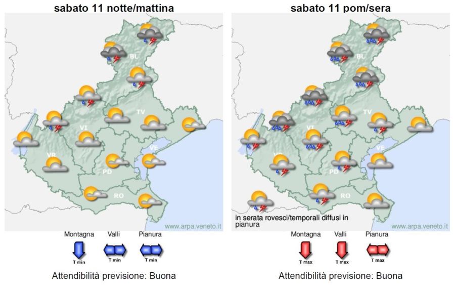 Previsioni Meteo 10-12 Luglio: Sabato Instabile, Domenica Bel Tempo - L ...